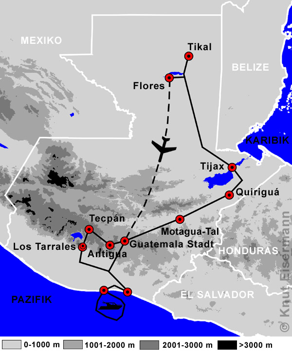 Bartmeise-Reise 2014-2015 Guatemala